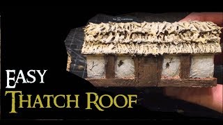 How to Make a Thatched Roof for Wargaming