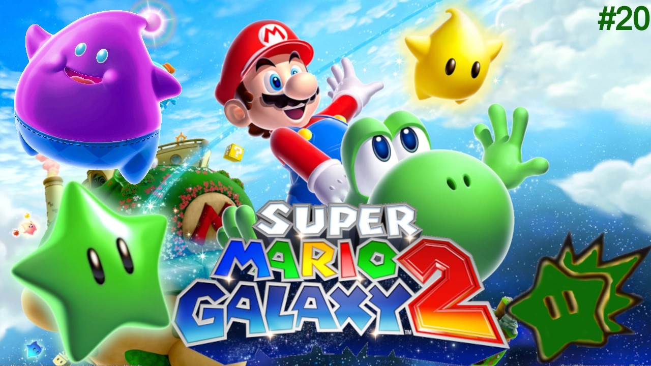 Super Mario Galaxy 2 #20 La QUÊTE Des ETOILES VERTES CONTINUE !