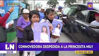 Conmovedora despedida a la "Princesita Mily"