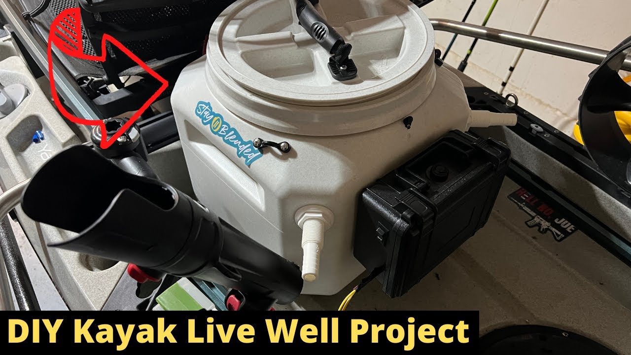DIY Kayak Livewell: Circulates fresh water! Livewell for under $50!! DIY at  home! (Update) 