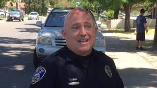 Officer joseph silva of the stockton police department describes
involved shooting incident near castle oaks and tam o'shanter drives
at 11:30 a....