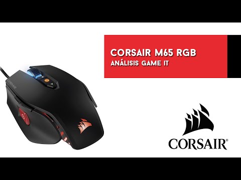 Corsair M65 RGB, unboxing y review
