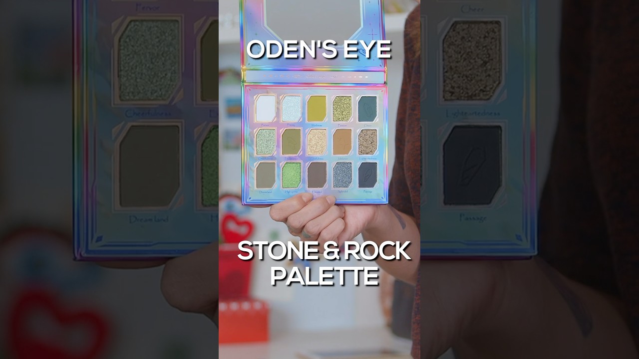 ODEN'S EYE - Stone & Rock Eyeshadow Palette - Look 1