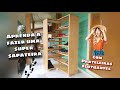 Sapateira  Com Prateleiras Flutuantes / Shoe Rack With Floating Shelves / Passo a Passi