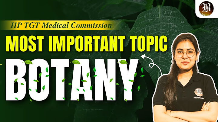 HP TGT Medical Commission | HP TGT Botany Most Important Topics | HP TGT New Update 2025