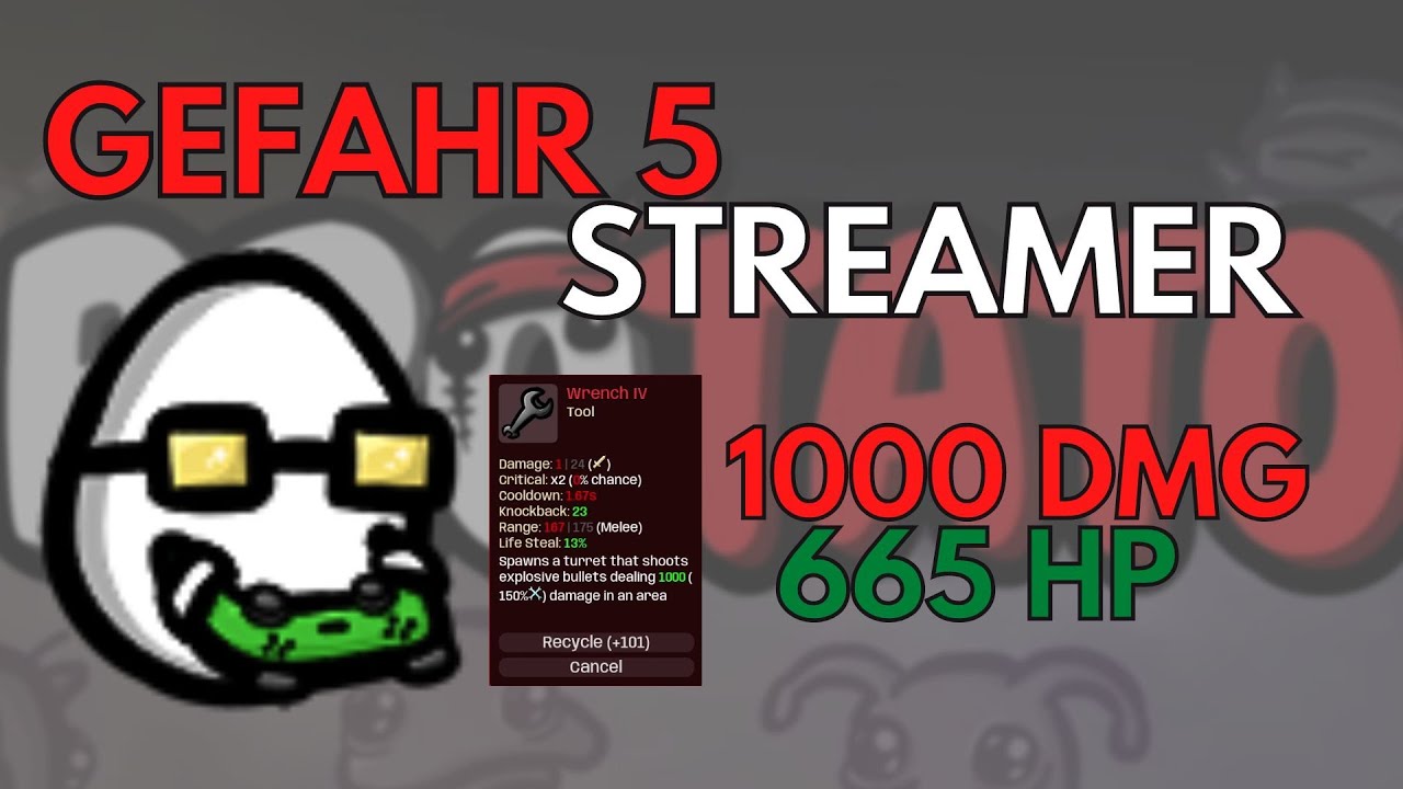 Absolut OP - Neue Kartoffel - Streamer | Gefahr 5 - Brotato modded ...