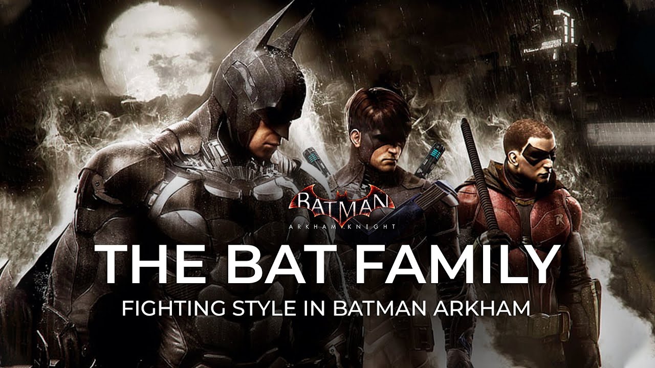 How the Bat-Family Fight in Batman Arkham Knight (Perfect Freeflow)