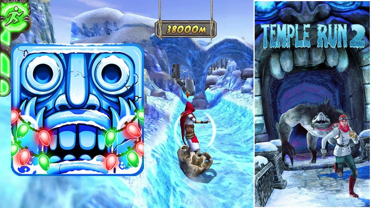 Temple Run 2 Frozen Shadows Map PC Gameplay in Pink Colour Effect