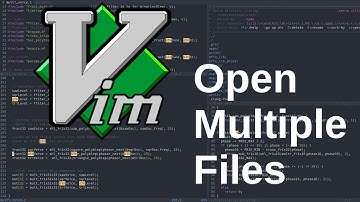 Vim Split and open multiple files