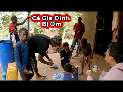 Tập 232: Đại tiệc bánh mỳ chấm sữa cho những đứa trẻ||2Q Vlogs cuộc sống Châu Phi
