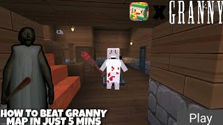 How To Beat Granny Map Mini World Block Art Map Review & Gameplay