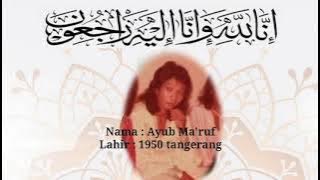 Mengenang  Almarhum Haji Ayub Ma'ruf Tamborin Soneta