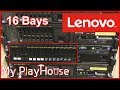 Lenovo x3650 M4 Successful Extended to 16 HDD bays - 636