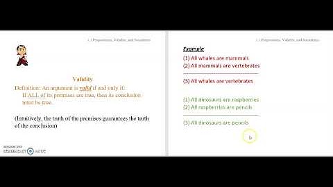 1.1b Propositions, Validity, and Soundness