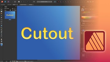 Affinity Publisher V2 Paper Cutout Text Effect