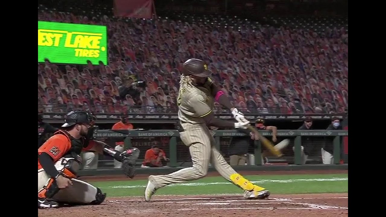 Fernando Tatis Jr. Baseball Swing - Slow Motion Home Run on Make a GIF