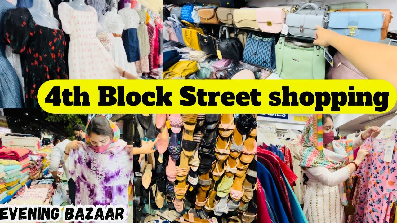 Jayanagar 4th Block Street shopping | Bangalore famous Street Shopping ...