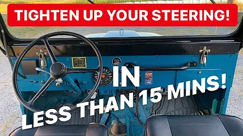 How to Install TIGHTSTEER on an old JEEP with ROSS Steering Boxes