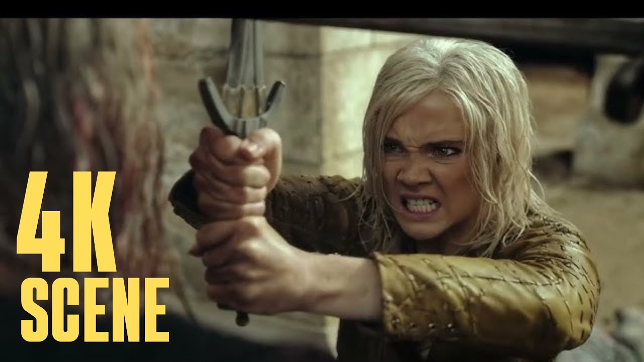 Ciri VS Bonhart Final Fight &  Death scene  The Watcher Season 4 Ending