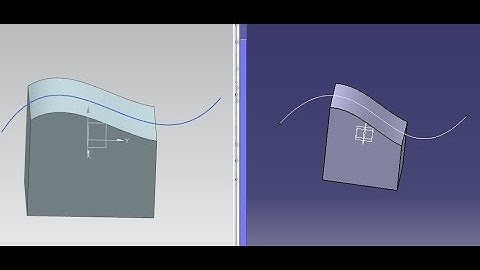 Trim body (split) and intersection curve: Comparing NX and CATIA commands