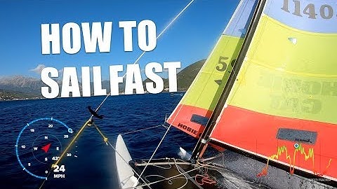 How to sail fast  Hobie 16 multi cam with commentary