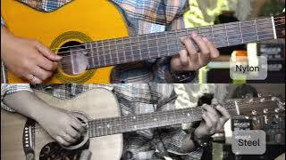 Which one sounds better? Nylon vs Steel string guitar