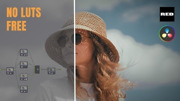 RED Komodo Cinematic Look — Full Node-Based Grade (No LUTs)