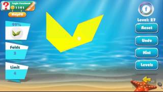 Paper Folding - Origami System Level 27 Solution Cheat | 3 Stars Guide
