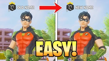 How To CHANGE YOUR FORTNITE NAME! (Chapter 6 Season 4)
