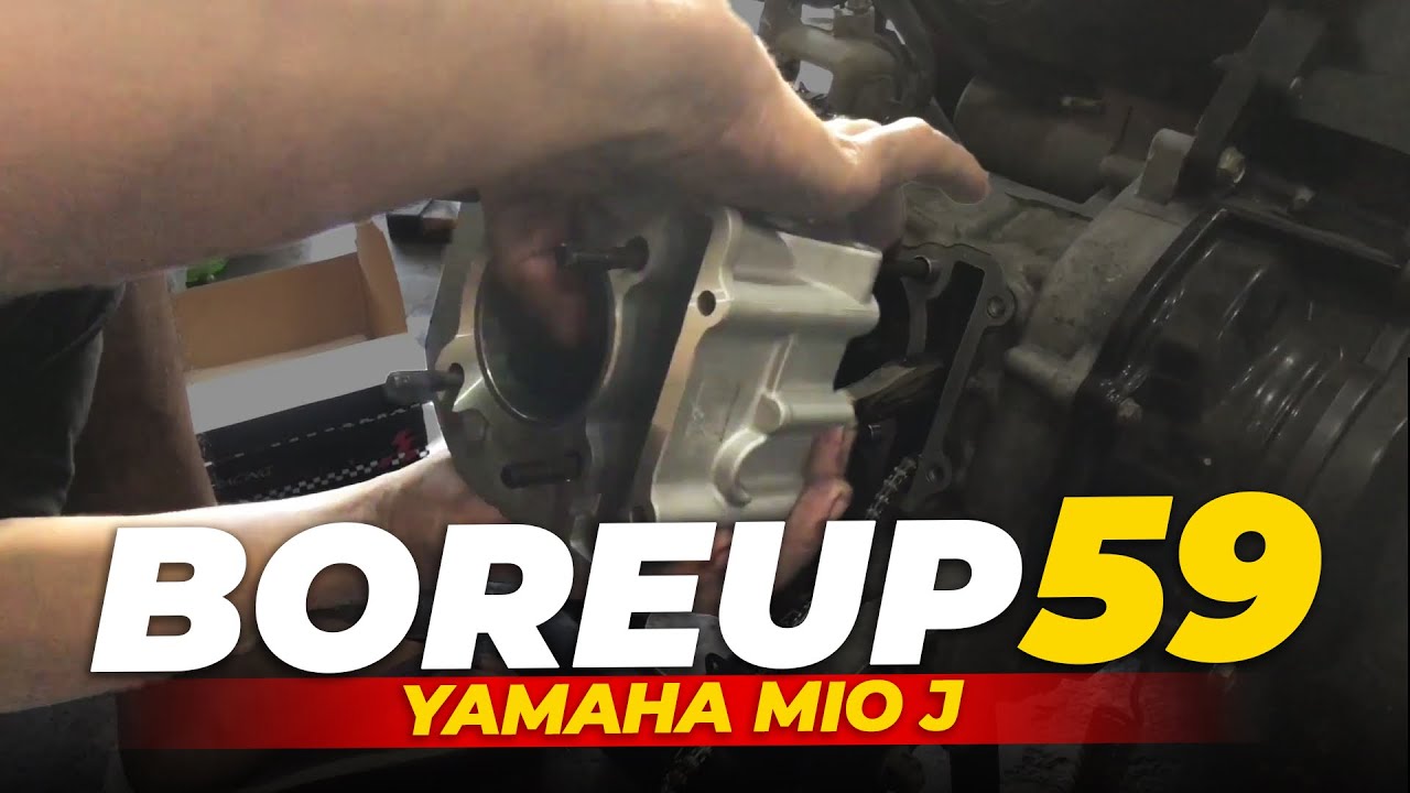 REVIEW MODIFIKASI BOREUP MIO J 59mm + Upgrade CVT | JENGAT GA?