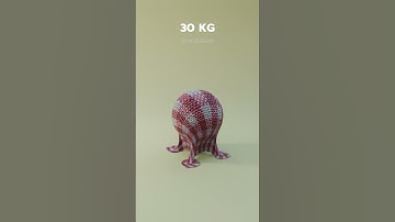Satisfying Cloth Simulation 1 KG Vs 1000 KG In #blender