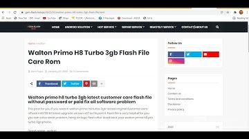 Walton Primo H8 Turbo 3Gb Flash File without box 100% ok Fastboot mode fix