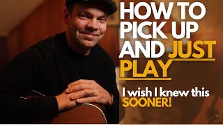 Guitar SECRETS  How To Just 'Pick Up & Play' (Simple Steps)