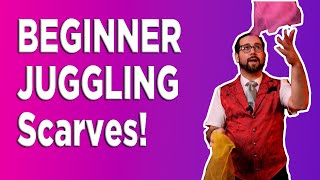 How to Juggle 2 Scarves in one Hand! (Beginner)