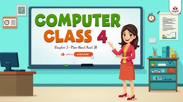 Chapter 3 – More About Paint 3D | Computer Class 4 | Smart Lecture | Maple Books
