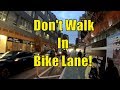 NYC Cycling Incidents Compilation 10 - Blind Pedestrians, Swerving Scooters, Walking In Bike Lanes