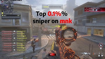What the top 0.1% sniper on mnk looks like…