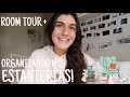 ROOM TOUR + ORGANIZANDO MIS ESTANTERÍAS!