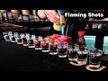How to make fire shot  flaming drinks  drink fire shot  flaming shots  fire shot drink names