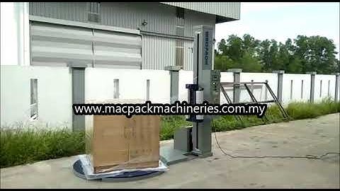 Simple Automatic Pallet Wrapping Machine