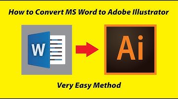 How to Convert MS Word to Adobe Illustrator
