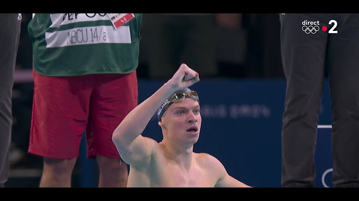 Léon Marchand, JO 2024 : première médaille d'Or sur 400m 4 N ( 4'02.95 record olympique) !