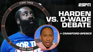 Harden or D-Wade Stephen A. answers & previews Crawford vs. Spence | First Take YouTube Exclusive