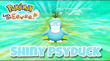 SHINY PSYDUCK AFTER A 36 CATCH COMBO! Pokemon Let