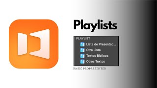 Propresenter 7 Playlist