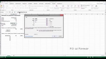 Excel : Tables de données à 1 et 2 variables