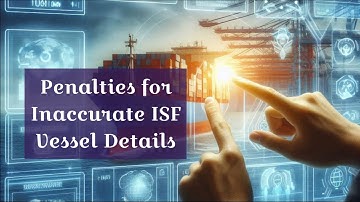 Penalties for Inaccurate ISF Vessel Details