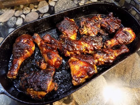 Cast Iron Oven BBQ Chicken