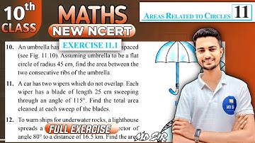 Class 10 Maths Chapter 11 | Areas Related to Circles | Exercise 11.1 Solutions