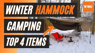 HAMMCOK CAMPING in WINTER 4 Items To SURVIVE Extreme Weather by What's My Gear 417 views 3 years ago 59 seconds